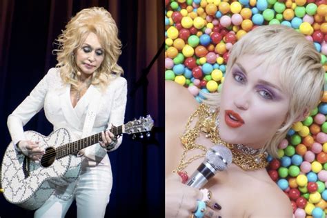 Miley Cyrus’ new album features Dolly Parton on "Rainbowland" Miley Cyrus invited fairy godmother Dolly Parton to sing on her new recording project. "Younger Now" is Miley’s sixth studio album and is set for release on Sep. 29. Dolly is featured on a track called "Rainbowland." When asked about recording with Dolly, Miley said, "This is the most …